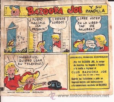 Coleccionismo cromos antiguos: HISTORIETA DE BAZOOKA JOE - Foto 1