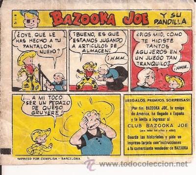 Coleccionismo cromos antiguos: HISTORIETA DE BAZOOKA JOE - Foto 1
