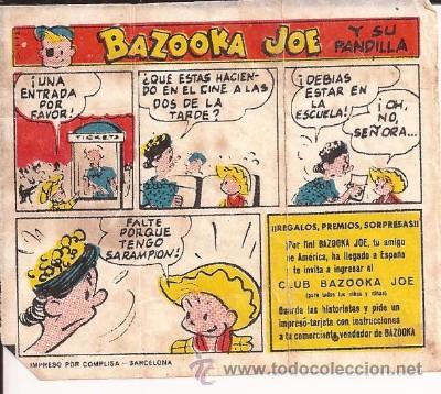 Coleccionismo cromos antiguos: HISTORIETA DE BAZOOKA JOE - Foto 1
