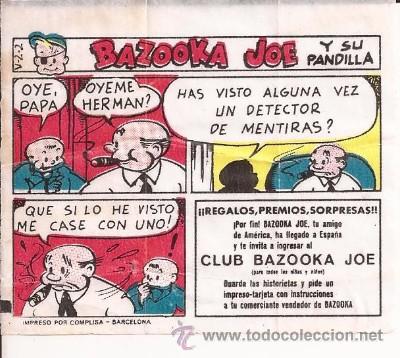 Coleccionismo cromos antiguos: HISTORIETA DE BAZOOKA JOE - Foto 1