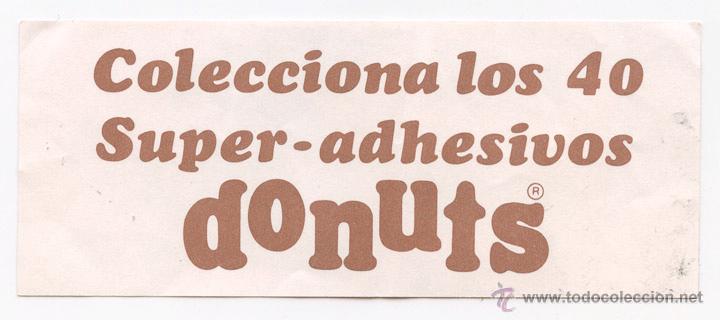 Coleccionismo cromos antiguos: CROMO - DONUTS - PARIS-DAKAR - Foto 2