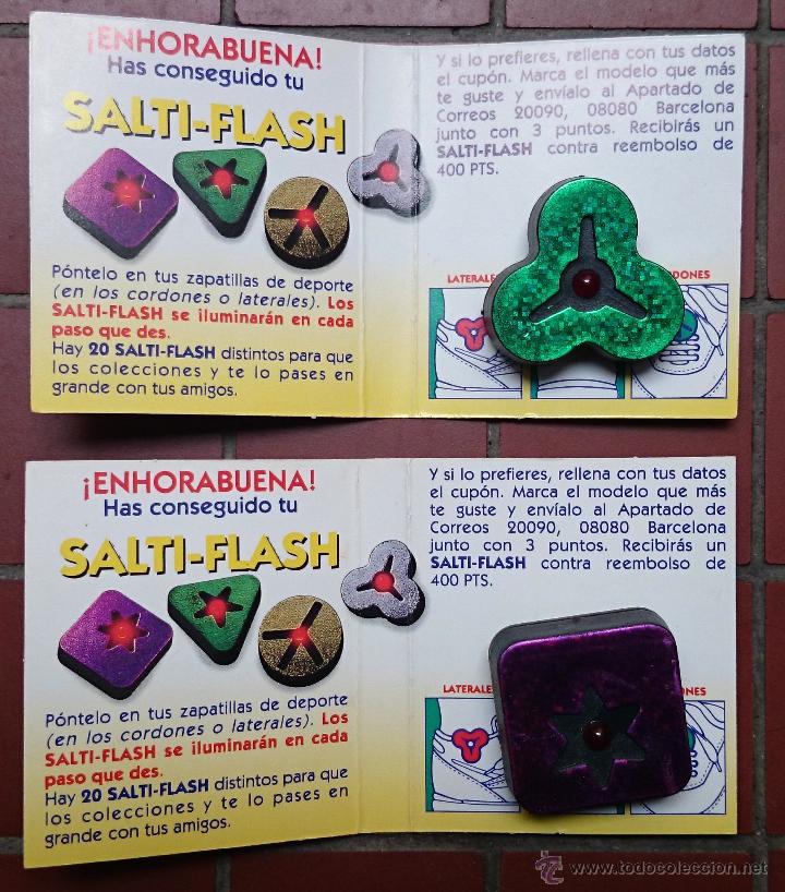 Coleccionismo cromos antiguos: Phoskitos 2 Salti Flash, a&ntilde;o 95 - Foto 2