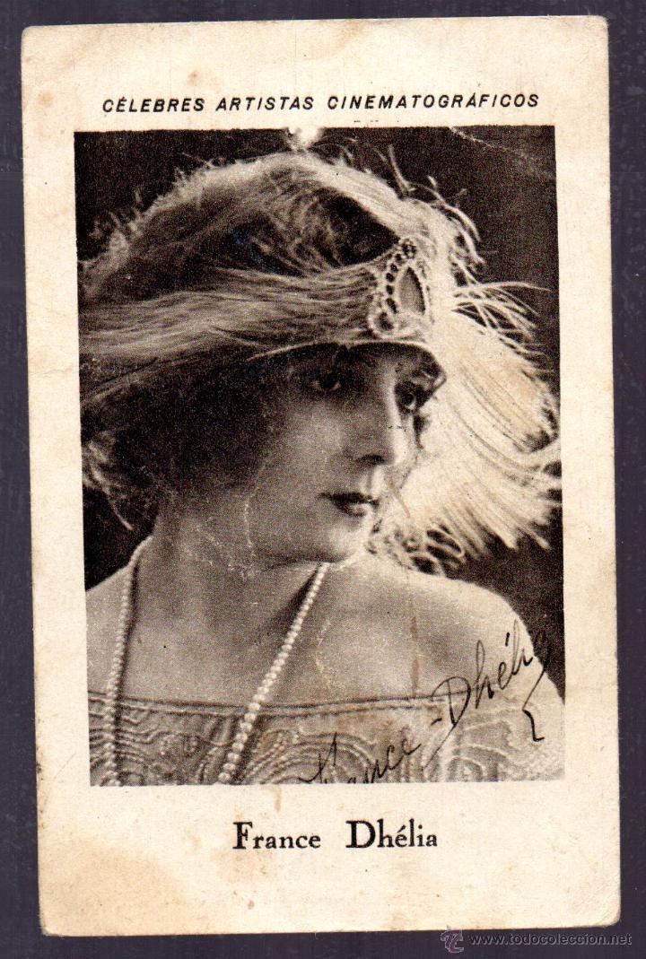 Colecionismo Cromos antigos: CHOCOLATE E. JUNCOSA CELEBRES ARTISTAS CINEMATOGRAFICOS FRANCE DHELIA SERIE C N&ordm; 8