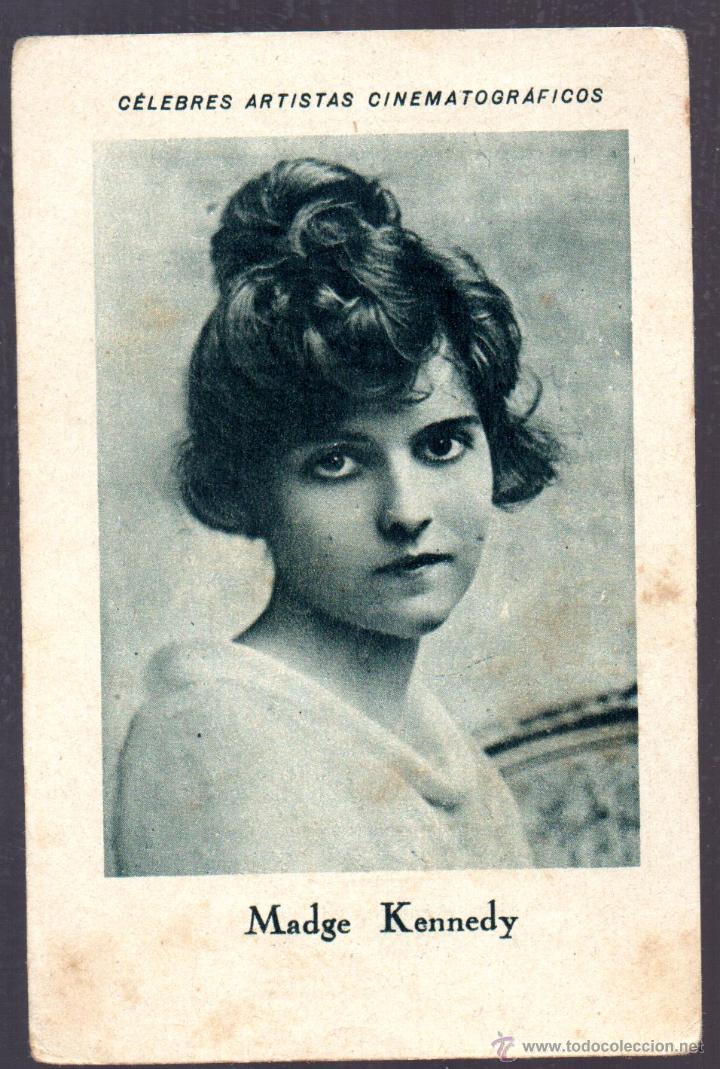 Colecionismo Cromos antigos: CHOCOLATE E JUNCOSA CELEBRES ARTISTAS CINEMATOGRAFICOS MADGE KENNEDY SERIE D N&ordm; 19