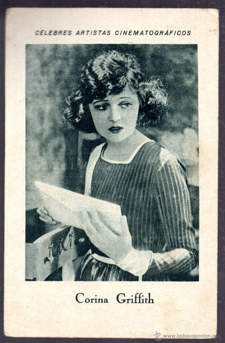 Colecionismo Cromos antigos: CHOCOLATE E JUNCOSA CELEBRES ARTISTAS CINEMATOGRAFICOS CORINA GRIFFITH SERIE D N&ordm; 13