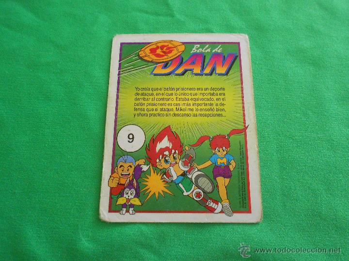Coleccionismo cromos antiguos: DAN - NUMERO 9 - BOLA DE DAN - BALON PRISIONERO - CROMO - Foto 2