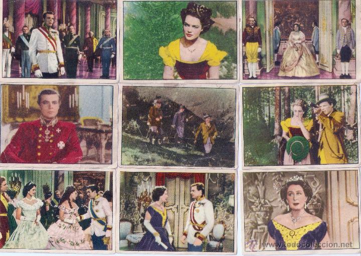 Coleccionismo cromos antiguos: SISSI 18 FOTOGRAMAS DE LA COLECCION - Foto 1