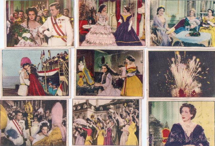 Coleccionismo cromos antiguos: SISSI 18 FOTOGRAMAS DE LA COLECCION - Foto 2