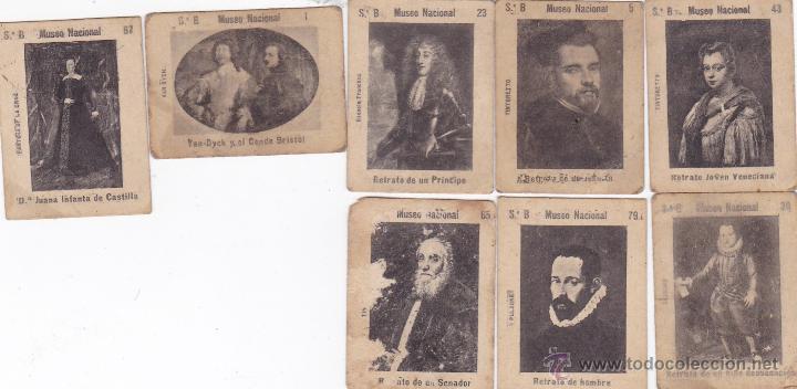 Coleccionismo cromos antiguos: 8 cromos museo nacional - Foto 1