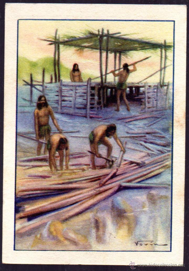 Coleccionismo cromos antiguos: CHOCOLATES AMATLLER HISTORIA DEL PROGRESO HUMANO N&ordm; XVII - Foto 1