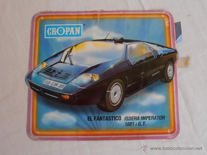Coleccionismo Cromos antiguos: CROPAN MAXI ADHESIVO EL FANTASTICO ISEDARA IMPERATOR COCHES MAS FANTASTICOS DEL MUNDO