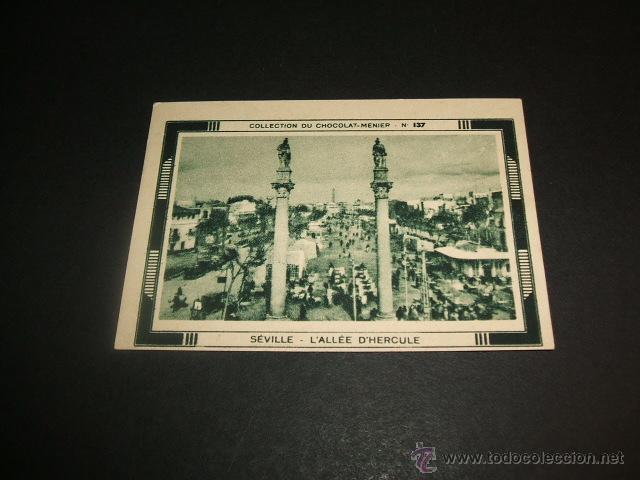 Coleccionismo cromos antiguos: SEVILLA ALAMEDA DE HERCULES CROMO 1900 - Foto 1