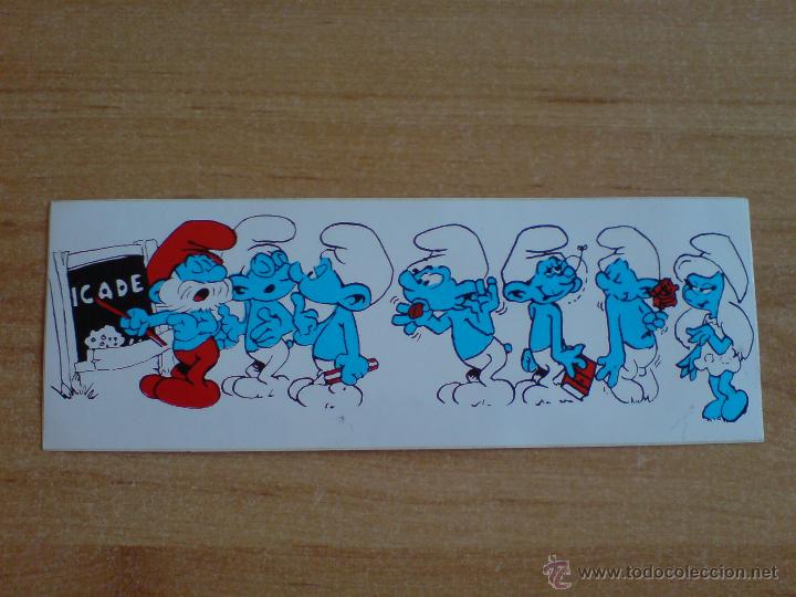 Coleccionismo cromos antiguos: pegatina - cromo los pitufos SIN PEGAR - Foto 1