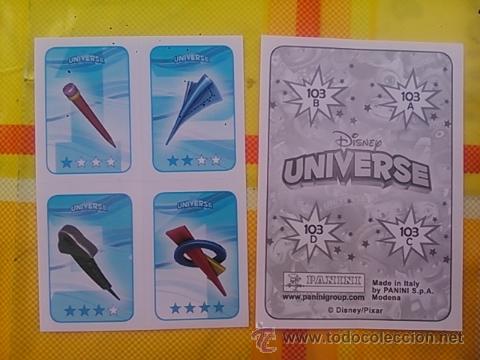 Coleccionismo cromos antiguos: disney universe panini n 103 - Foto 1