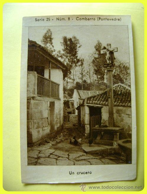 Collezionismo Figurine antiche: Cromo de Ksado Estampas de Galicia 6x9cm, serie 25 n&uacute;mero 8 Combarro (Pontevedra)
