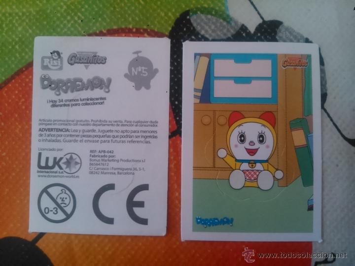 Coleccionismo cromos antiguos: DORAEMON GUSANITOS 1 COLECCION N 5 - Foto 1