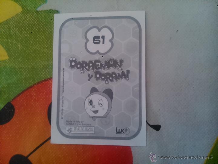 Coleccionismo cromos antiguos: DORAEMON Y DORAMI DE PANINI N 61 - Foto 2