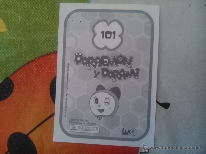 Coleccionismo cromos antiguos: DORAEMON Y DORAMI DE PANINI N 101 - Foto 2