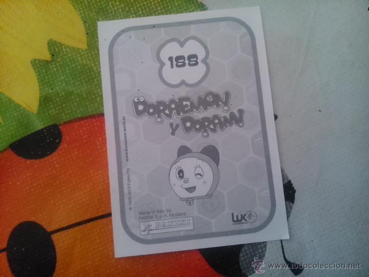 Coleccionismo cromos antiguos: DORAEMON Y DORAMI DE PANINI N 188 - Foto 2