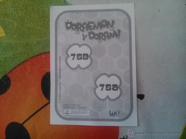 Coleccionismo cromos antiguos: DORAEMON Y DORAMI DE PANINI N 78 A B - Foto 2