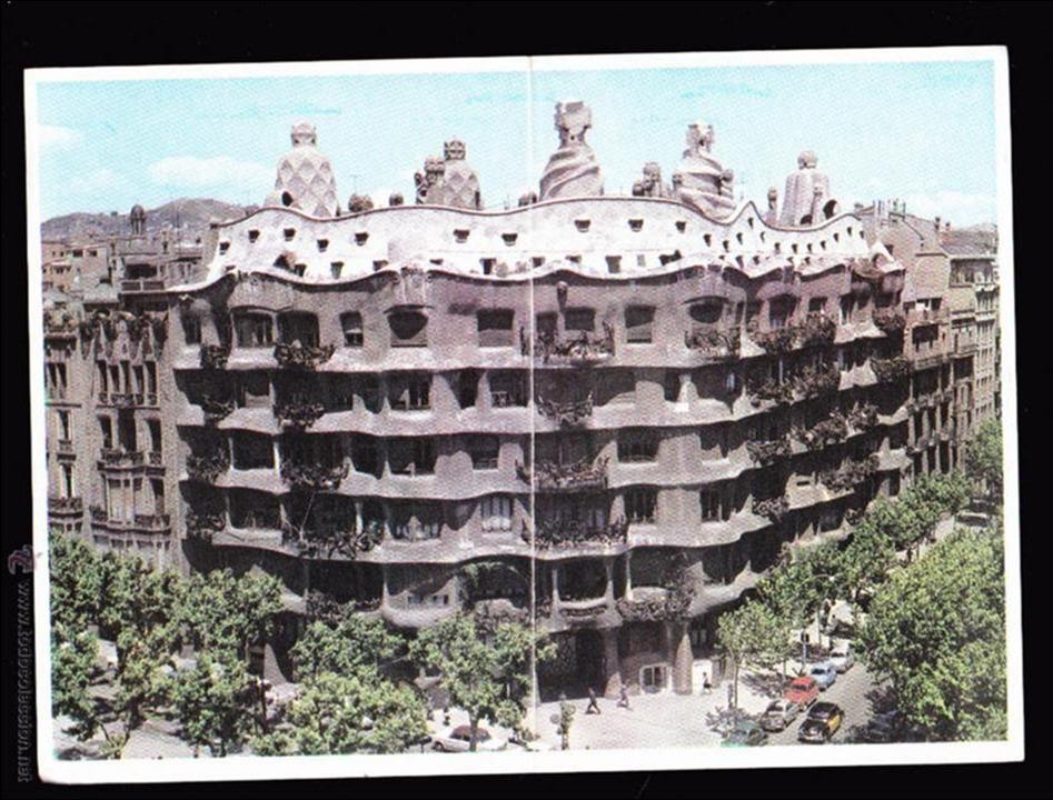 Coleccionismo Cromos antiguos: LA CASA MIL&Aacute; ANTONIO GAUD&Iacute; BARCELONA .