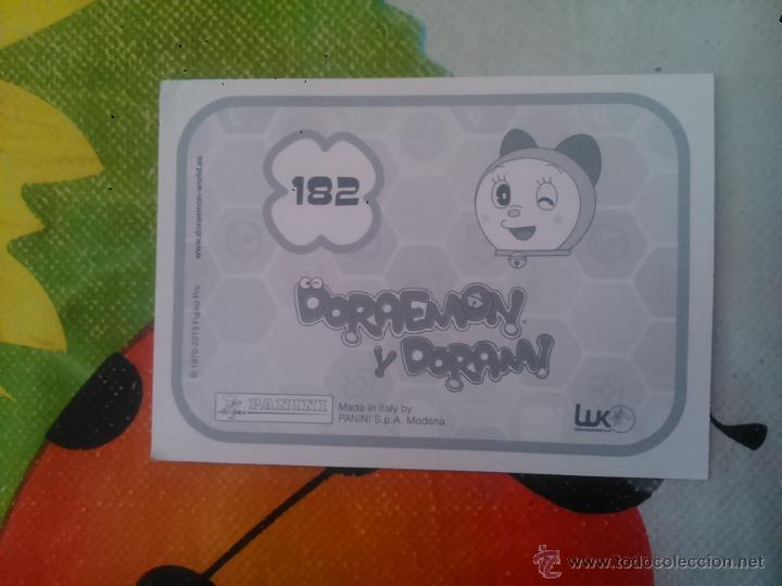 Coleccionismo cromos antiguos: DORAEMON Y DORAMI DE PANINI N 182 - Foto 2