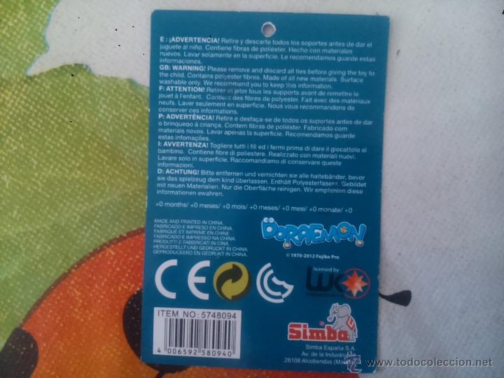 Coleccionismo cromos antiguos: DORAEMON TARJETA ETIQUETA OFICIAL - Foto 2