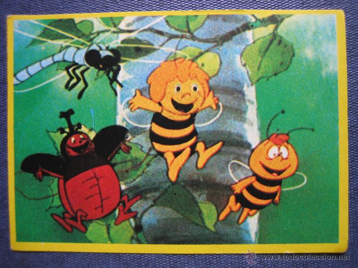 Coleccionismo cromos antiguos: Cromo Las aventuras de la abeja Maya de Danone - Foto 1