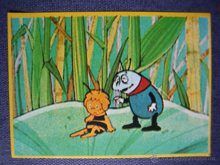 Coleccionismo cromos antiguos: Cromo Las aventuras de la abeja Maya de Danone - Foto 1