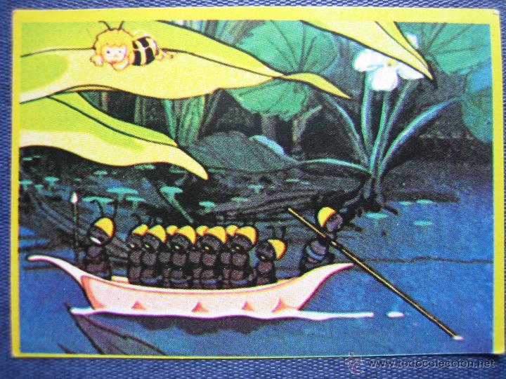 Coleccionismo cromos antiguos: Cromo Las aventuras de la abeja Maya de Danone - Foto 1