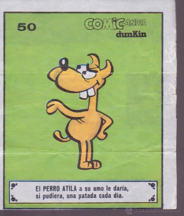 Coleccionismo cromos antiguos: COMICLANDIA -- DUNKIN -- N&ordm; 50 EL PERRO ATILA - Foto 1