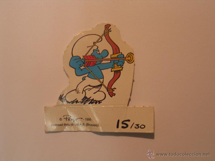 Coleccionismo cromos antiguos: pitufos 15 - Foto 1