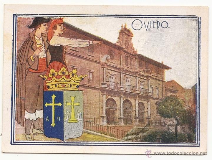 Coleccionismo Cromos antiguos: Asturias, Oviedo. Antiguo cromo