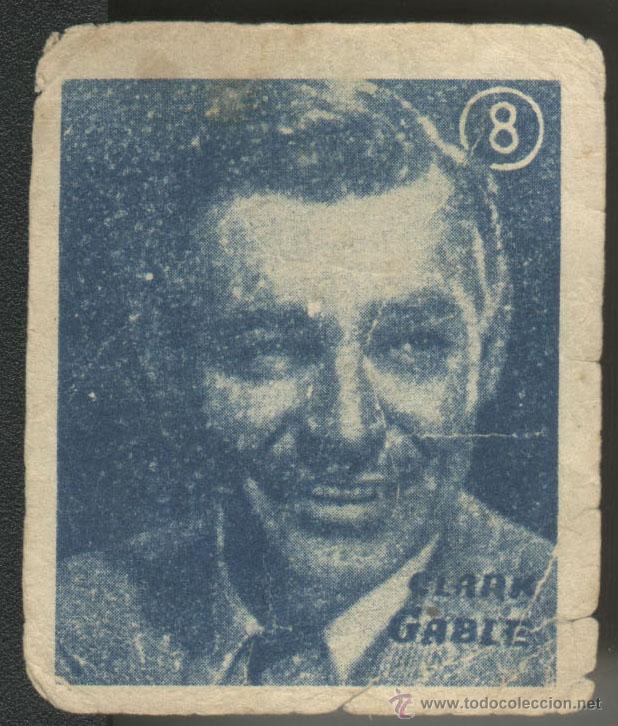 Coleccionismo cromos antiguos: CLARK GABLE, N&ordm; 8 - Foto 1