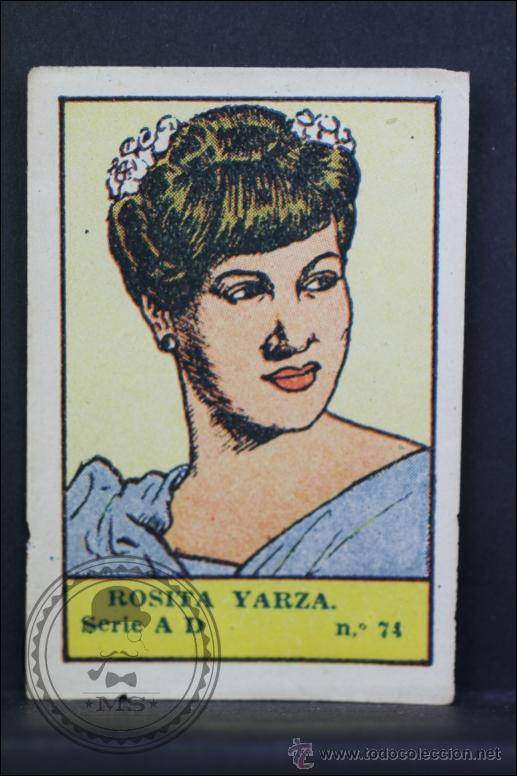 Collezionismo Figurine antiche: Antiguo Cromo de Actores de Cine Espa&ntilde;oles - Serie A D. Rosita Yarza, N&ordm; 74