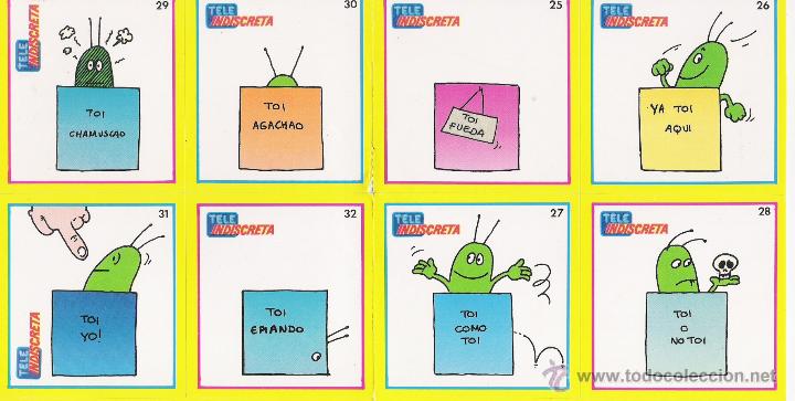 Coleccionismo cromos antiguos: tele indiscreta -- cromos - Foto 1