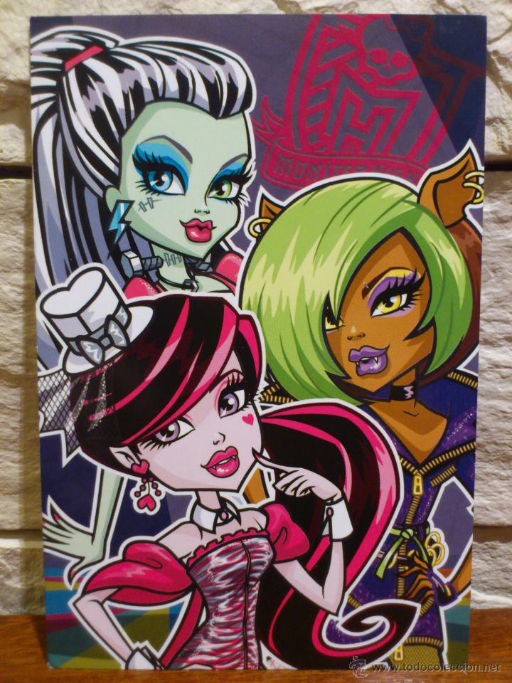 Coleccionismo cromos antiguos: CROMO - MONSTER HIGH - PANINI - 2011 - POSTAL - N&ordm; 74 - Foto 1