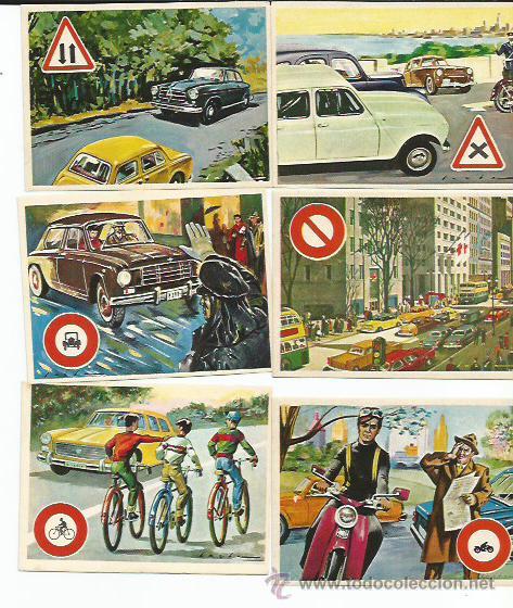 Coleccionismo cromos antiguos: TRAFICO AL DIA - SIETE CROMOS - Foto 1