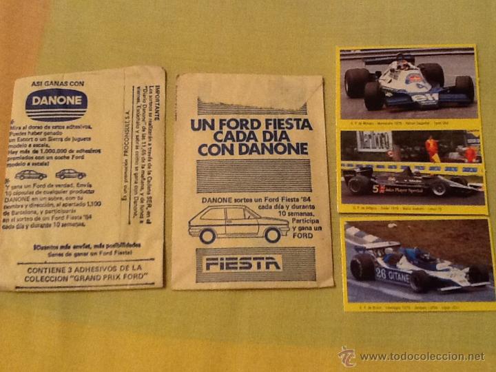 Coleccionismo cromos antiguos: Danone sobre sin abrir coleccion gran prix - Foto 1