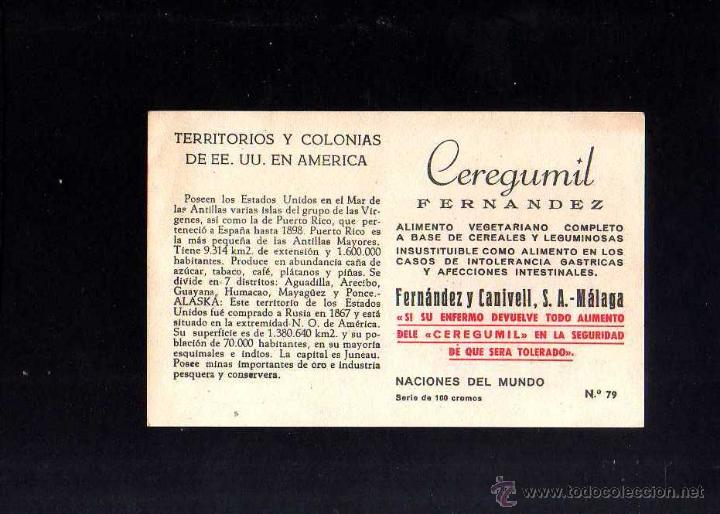 Coleccionismo cromos antiguos: Cromo  Geregumil - Foto 2