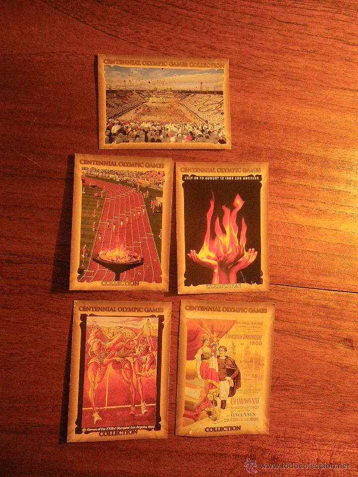 Coleccionismo cromos antiguos: 5 CROMOS CENTENNIAL OLIMPIC GAMES - Foto 1