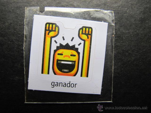 Coleccionismo cromos antiguos: Pegatina cromo grefusa ganador