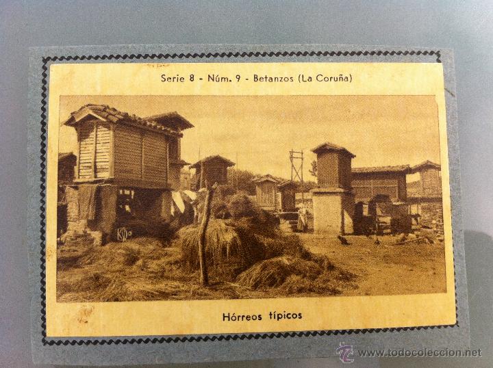Coleccionismo Cromos antiguos: CROMO DE ESTAMPAS DE GALICIA (KSADO) SERIE 8, N&ordm; 9. BETANZOS. (PEGADO AL CART&Oacute;N ORIGINAL) 9 x 6cm