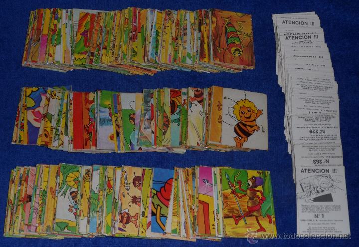 Coleccionismo cromos antiguos: La abeja Maya - Super lote de 500 cromos - Quelcom - Foto 1