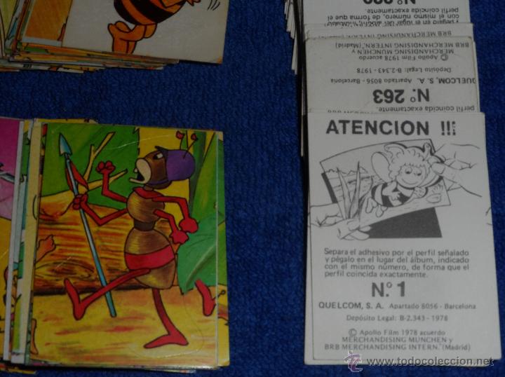 Coleccionismo cromos antiguos: La abeja Maya - Super lote de 500 cromos - Quelcom - Foto 2