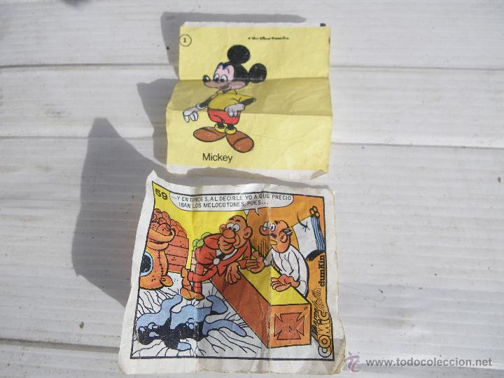 Coleccionismo cromos antiguos: LOTE DE 2 CROMOS CHICLES , BAZOOKA ? - Foto 1