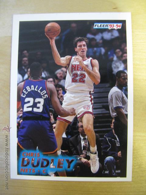 Coleccionismo cromos antiguos: CROMO CHRIS DUDLEY NBA NETS 93-94 - Foto 1