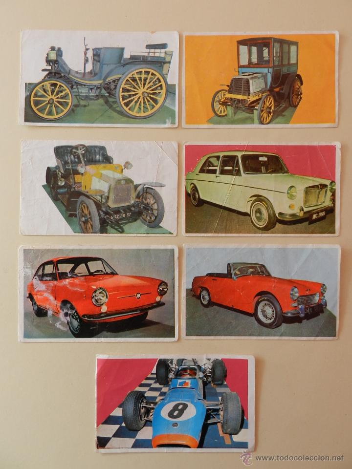 Colecionismo Cromos antigos: Lote 6 CROMOS AUTO-COLOR cromo fotocromos Bruguera n&ordm; 3 15 24 100 125 y 144 colecci&oacute;n de 225