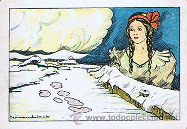 Coleccionismo Cromos antiguos: BLANCANIEVE. Colecci&oacute;n completa de 32 cromos . ill. . 10.5x7.5. Cromos. Bueno Blancanieve/ Colecci&oacute;n