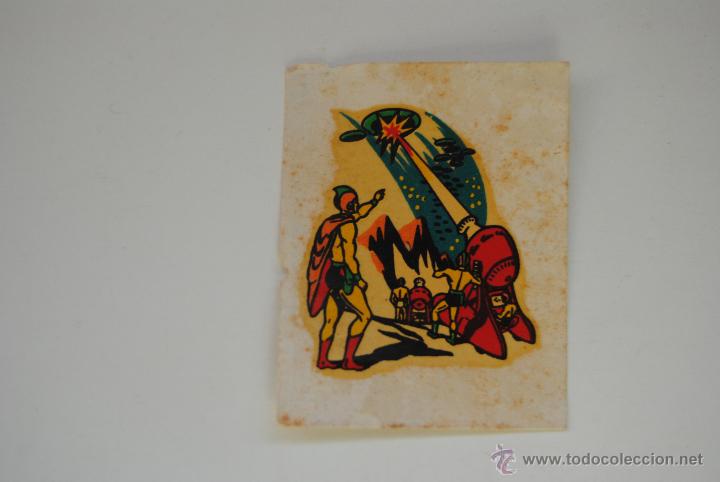 Coleccionismo Cromos antiguos: CALCAMONIA COLECCION  LOS SERES DEL ESPACIO  SERIE A N&ordm; 17 DULCES TARDA